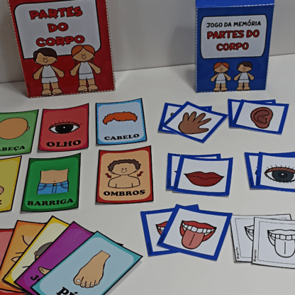 Combo jogo da memória + fichas consciência corporal - Image 2