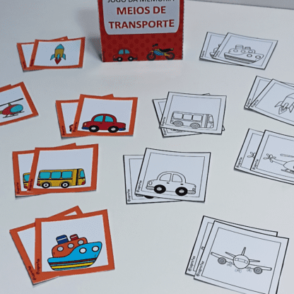 Jogo da memória - Meios de transporte - Image 2