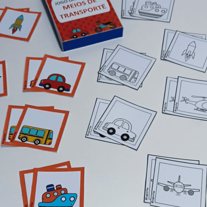 Jogo da memória - Meios de transporte - Image 3