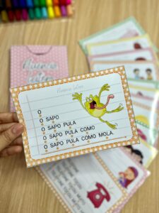 Fichas para Fluência Leitora
