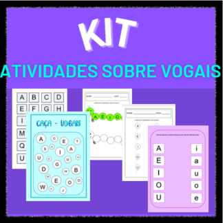 KIT: Atividades sobre vogais