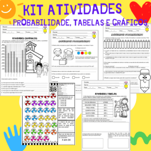 Kit Atividades probabilidade, tabelas e gráficos