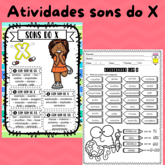 Atividades sons do x