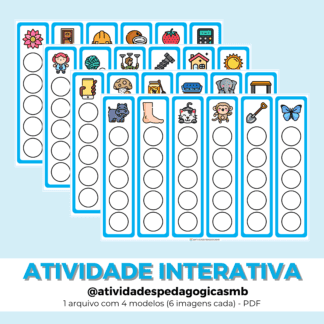 Atividade interativa - consciência silábica e vogais (PDF)