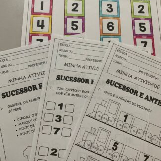 ATIVIDADES E JOGO- SUCESSOR E ANTECESSOR