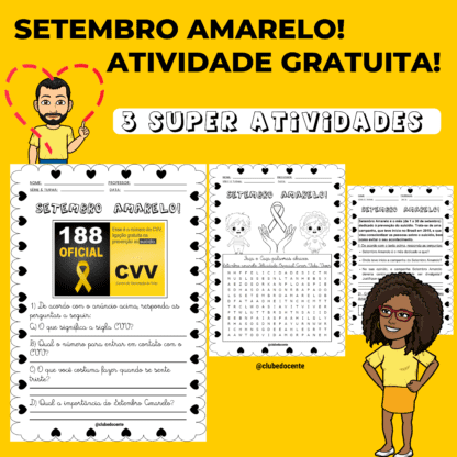 Atividades: Setembro Amarelo