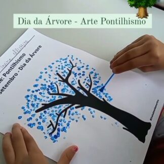 DIA DA ÁRVORE - ARTE EM PONTILHISMO