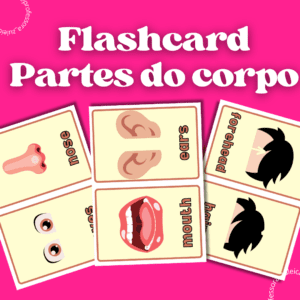 FLASHCARDS PARTES DO CORPO EM INGLÊS