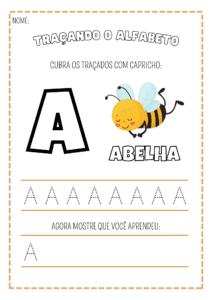 Traçando o Alfabeto