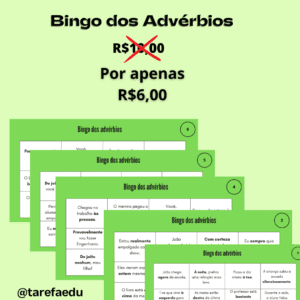 Bingo dos Advérbios
