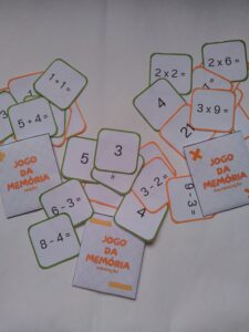 Jogo da memória – matemática