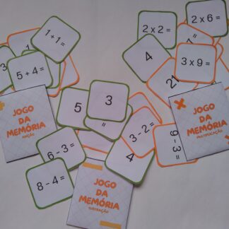 Jogo da memória - matemática
