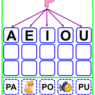 ATIVIDADE LETRA P