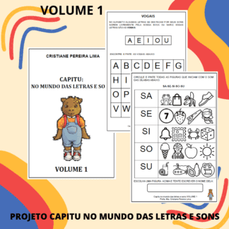 CAPITU NO MUNDO DAS LETRAS E SONS - VOL 1