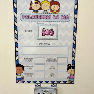 Cartaz Palavrinha do Dia
