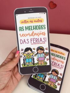 ARQUIVO – CELULAR DAS RECORDAÇÕES/ATIVIDADE VOLTA ÀS AULAS