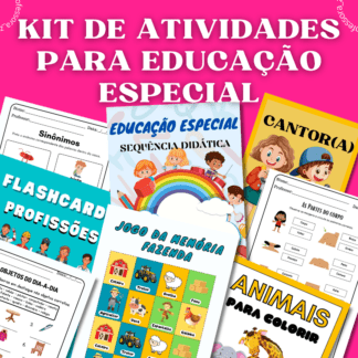 Kit de atividades para educação especial