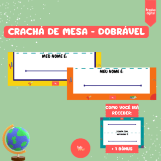 Crachá de mesa (dobrável)