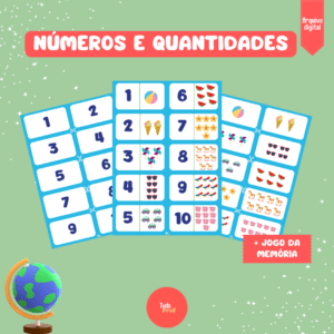 Números e quantidades + Jogo da memória