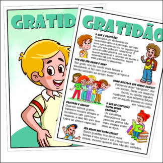 Atividades sobre valores: gratidão
