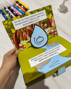Livro 3D O tesouro na floresta