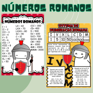 Kit Números Romanos atividades