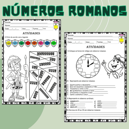 Kit Números Romanos atividades - Image 4