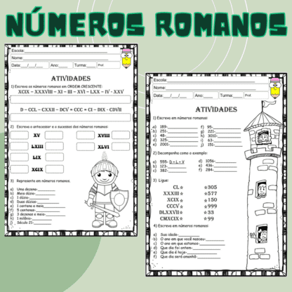 Kit Números Romanos atividades - Image 2