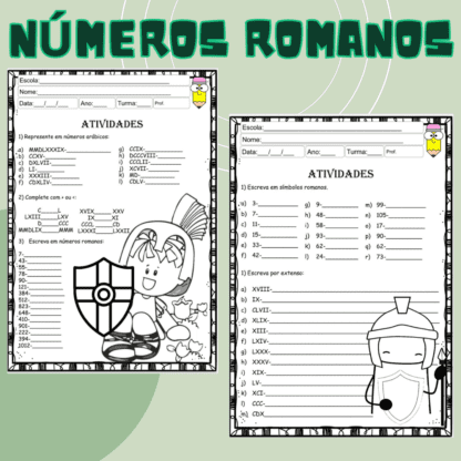 Kit Números Romanos atividades - Image 9