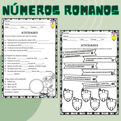 Kit Números Romanos atividades - Image 8