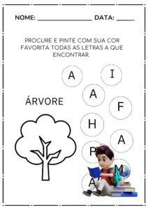 Apostila Alfabeto com Pintura