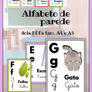 três arquivos em PDF