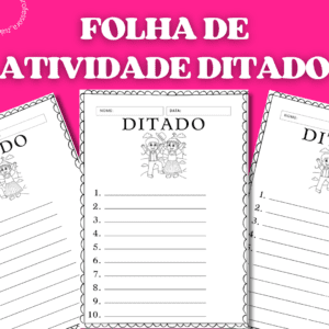 OLHA DE ATIVIDADE DITADO