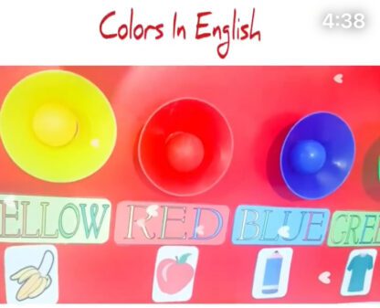 Jogo cores em inglês