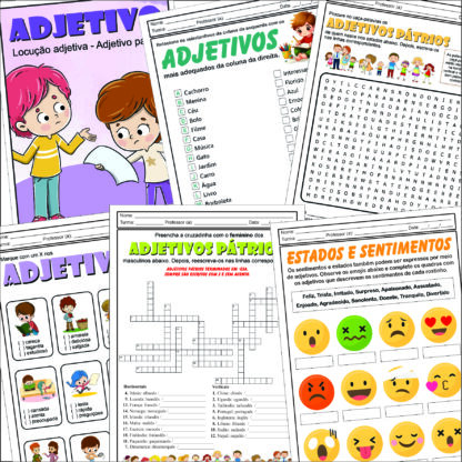 PACOTE DE ATIVIDADES SOBRE ADJETIVOS