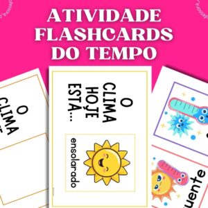 Atividades-Flashcards do tempo