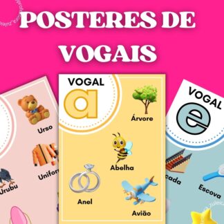 Pôsteres de vogais