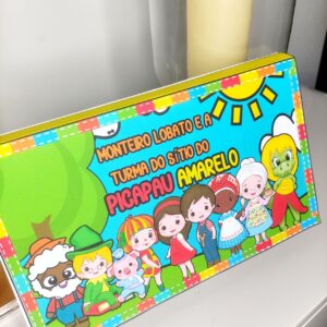 LIVRO 3D SÍTIO DO PICAPAU AMARELO