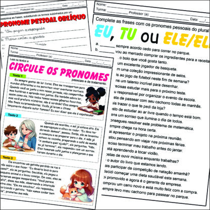PACOTE DE ATIVIDADES SOBRE PRONOMES - Image 5