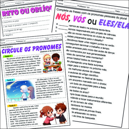 PACOTE DE ATIVIDADES SOBRE PRONOMES - Image 4