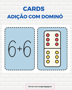 Cards Adição com Dominó