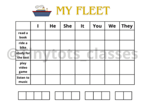 Present continuous battleship