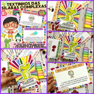 TEXTINHOS SÍLABAS COMPLEXAS