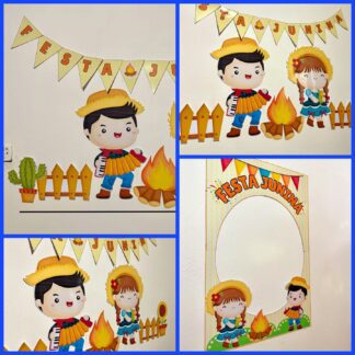PAINEL E MOLDURA FESTA JUNINA