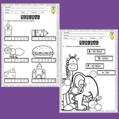 medidas de comprimento atividades 3º ano - Image 6