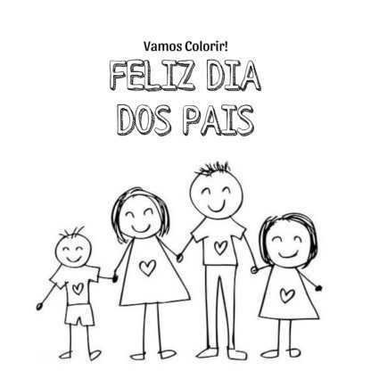 Atividade Didática Infantil Dia dos Pais