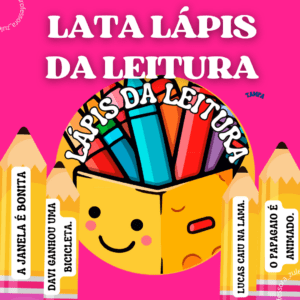 LATA LÁPIS DA LEITURA
