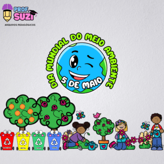 PAINEL DECORATIVO DIA MUNDIAL DO MEIO AMBIENTE