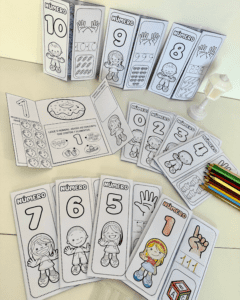 Lapbook dos Numerais de 0 a 10