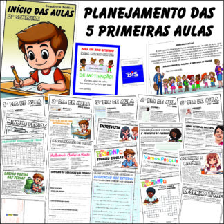 PACOTE COM ATIVIDADES PARA A PRIMEIRA SEMANA DE AULA